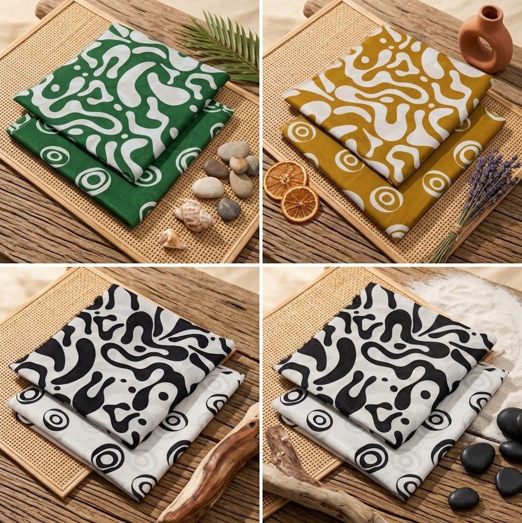 Abstract Print 2-Piece Summer Suit (Shirt & Trouser) | Ahmadzee