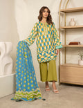 Ahmad Zee 3-Piece Printed Lawn Suit | Summer Collection PKR 2,900