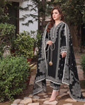 Premium Embroidered Black Lawn 3-Piece Suit | Ahmad Zee Fabrics
