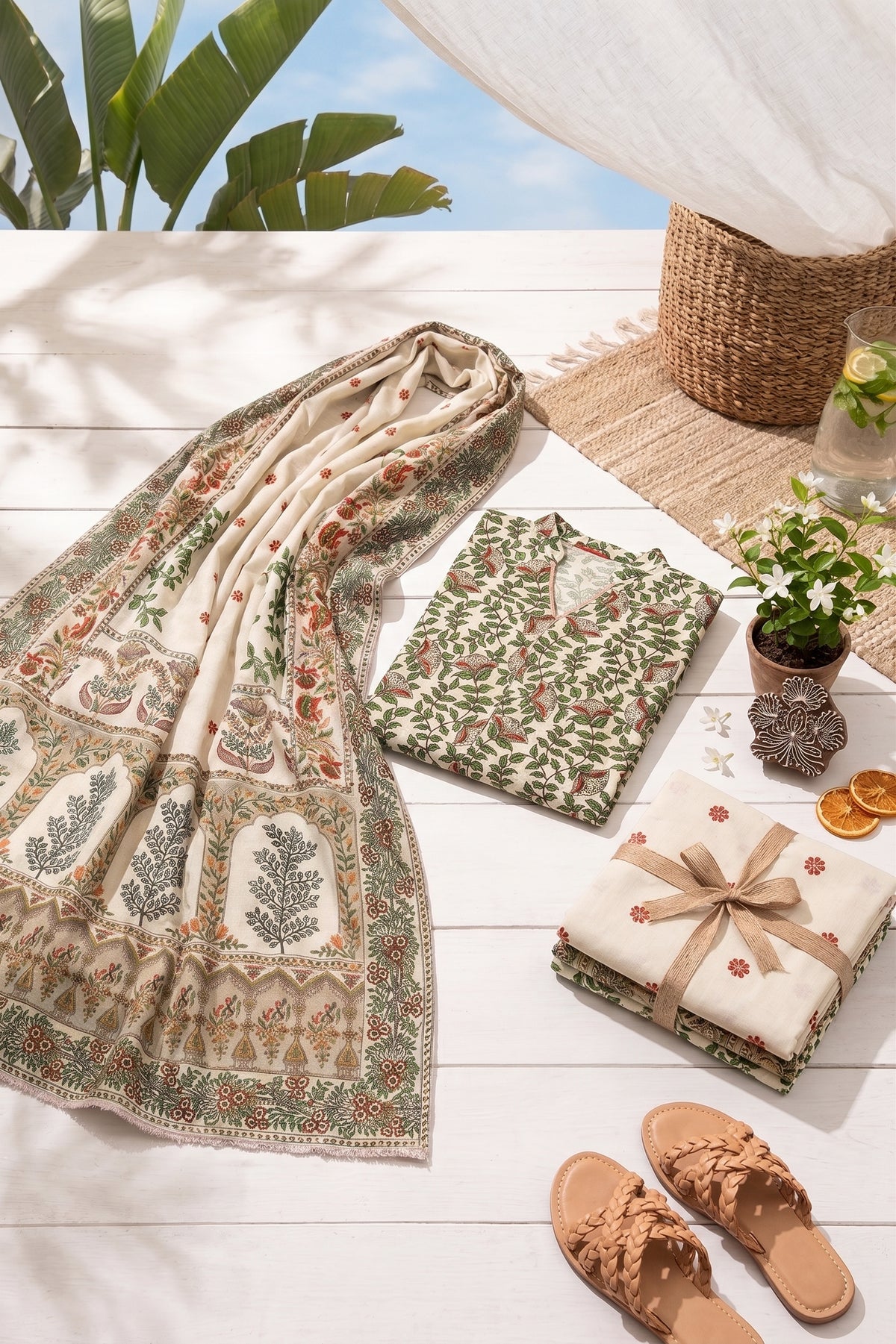 Ahmad Zee Fabrics - 3 Piece Unstitched Printed Lawn Suit