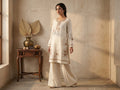 Premium Unstitched 2-Piece Lawn Suit Ice Blue | Summer Collection